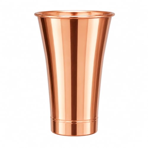 20 oz Pure Copper Cup – Hand Hammered Heavy Gauge Solid Copper Drinking Tumbler for Water, Cocktails, Moscow Mule & Ayurvedic Use
