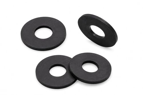 12-pack 5/16-inch ID x 1-inch OD nitrile rubber flat washers for motorcycle, ATV, and UTV mounting bolts