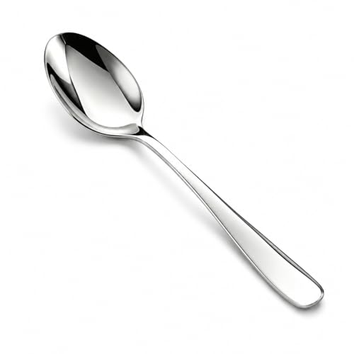 18/10 Stainless Steel Teaspoons Set of 12, 6.7 Inch Tea Spoons Silverware 12 Piece