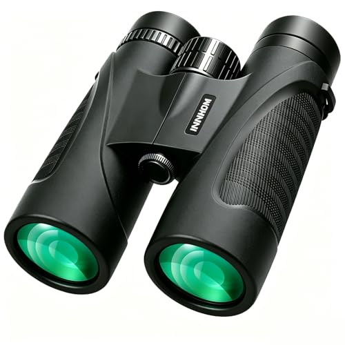 12x42 HD Waterproof Binoculars for Adults,Compact Binocular for Cruise Ship Black