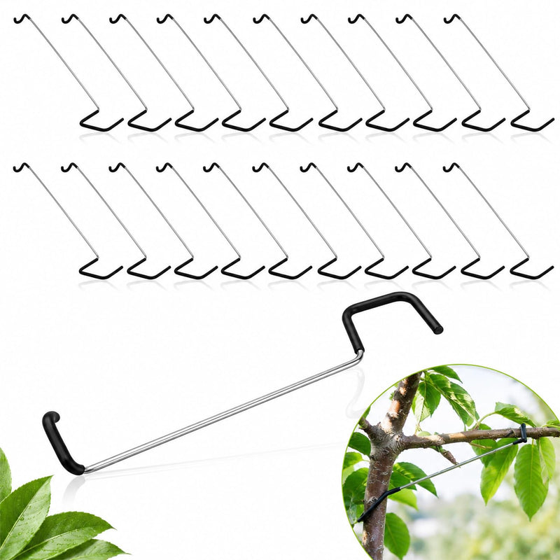 20 Stück Obstbaum-Astabspreizer, Neuer Astspreizer, Beschädigt Keine Äste, Obstbaum-Zweigstreuer aus Hochkohlenstoffstahl, Aststütze für Obstbäume für Baumstützen, Äste, Verlängerung,18cm 18cm