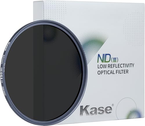 Kase Screw-in ND64 6 Stop ND III Filter Multicoated Tempered Hardened Optical Glass Anti-Flare Low Reflection (62mm) 62mm