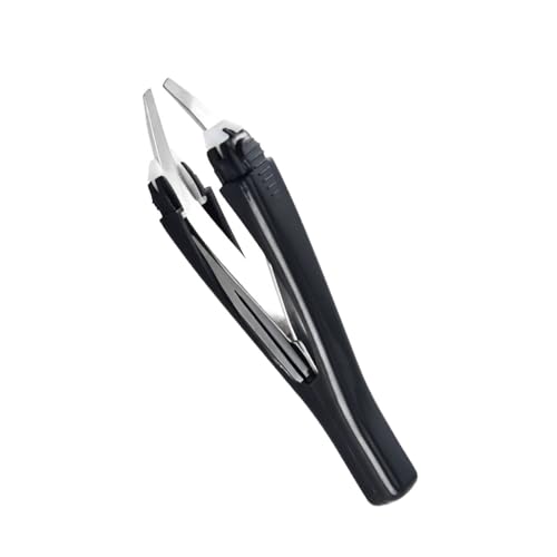 Stainless Steel Eyebrow Tweezers – Precision Slant Tip for Eyebrow Shaping & Facial Hair Removal