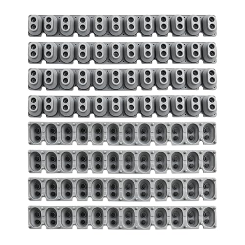 8PCS Key Contact Rubber Conductive Silicon Strip