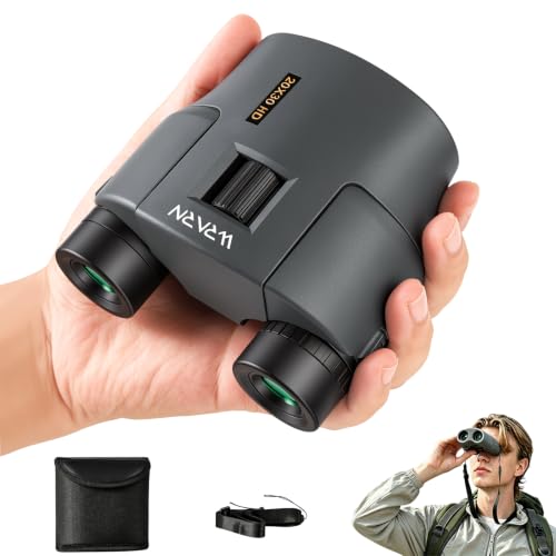 20X30 Compact Binoculars for Adults Bird Watching Travel, Grey 20x30