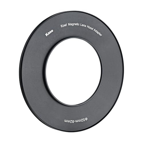 Kase Kowl Magnetic Metal Lens Hood for Revolution/Revolution Plus 82mm Filters (52mm Adapter) 52mm Adapter