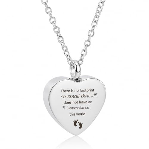 Baby Loss Memorial Necklace for Women Men Miscarriage Gifts for Mom Mothers Loss of Baby Sympathy Gifts for Parents Loss of Baby2 leave an impression