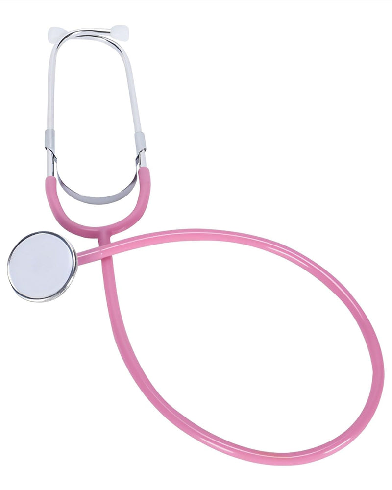 1 x stethoscope, metal stethoscope, children, stethoscope, children's stethoscope, analogue stethoscope, stethoscope made of metal, functional stethoscope