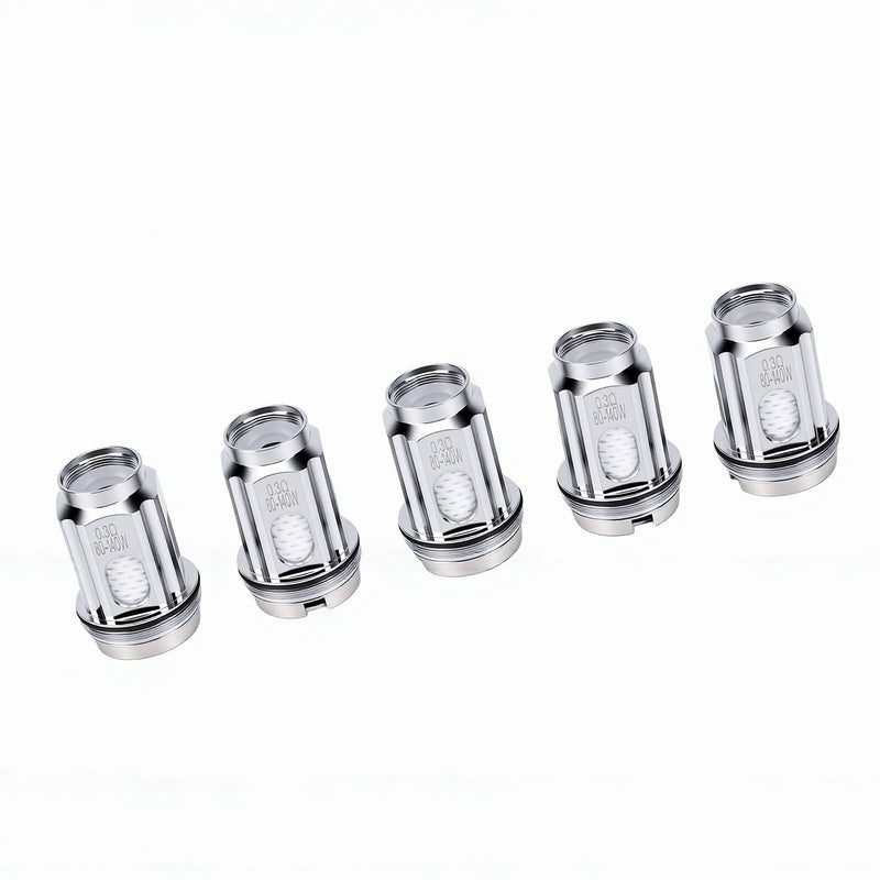 5 Stück TFV18 Mesh Spulenkern 0,3 Ohm Ersatz für Industriemaschinen, Elektronische Produkte, Automobilherstellung, Langlebige Kupferspule