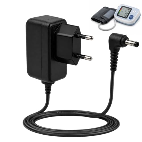 Power Supply 6V for Omron Blood Pressure Monitor - Charger Adapter Compatible with Omron M2 M3 M7 Intelli IT X3 X4 X7 Smart, HHP-CM01 M400 M500 M700 Pressure Cuffs Monitor Charging Adapter