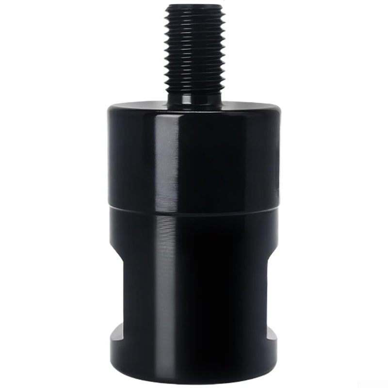 Drill Adapter 1-1/4" to M16 Thread Reducer Carbon Steel Conversion Head with Black Oxide Finish for Secure Connection in Water Drilling Operations