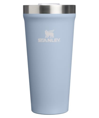 STANLEY Everyday Tumbler 20 oz | Press Fit Drink Through Lid | Beverage, Coffee, and Cocktail Cup | Insulated Stainless Steel Wine Glass | BPA-Free | Blue Dream Stone 20 Ounces