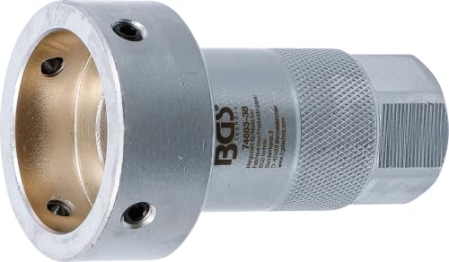 BGS 74683-38 | Die Holder | Drive Internal Square 12.5 mm / in in (1/2 Inch | Inner diameter 38 mm, chrome vanadium steel, chrome-plated, matt, with grub screws and mounting key 12,5 mm (1/2") | 38 mm | 1-tlg.
