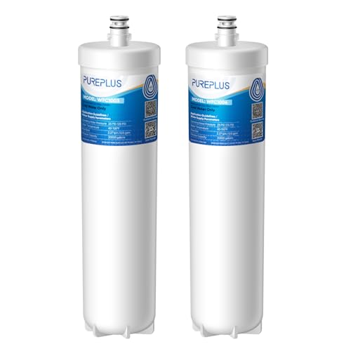 PUREPLUS DW80/90 replacement under-sink water filter for Aqua-Pure AP-DWS1000, white cartridge