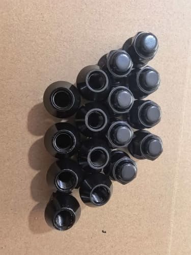 16Pcs Black Wheel Lug Nuts Replacement for 2016-2026 Can-Am UTV Defender HD5 HD8 HD9 HD10, Maverick Trail 800 1000 Sport Front or Rear & Commander UTV