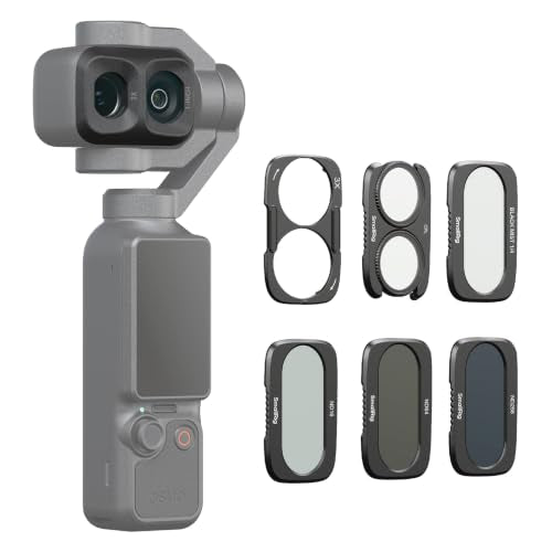 SMALLRIG ND 16 ND64 ND256 & CPL & Black Mist Filter for DJI Osmo Pocket 4P ND16+64+256 & CPL & 1/4 Black Mist