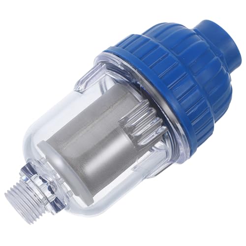 Abaodam Tap Sediment Filter Pre-Filter Water Filter | Transparent sediment water filter for washing machine and bathroom, limescale filter accessory with ABS housing, 1 piece