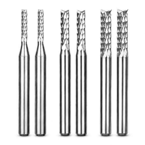 Bryxium grout removal bit tool set with 1/8, 3/32, and 1/16 inch installer drill bits
