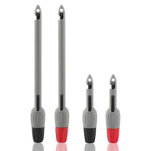 Wire Piercing Probe, Insulation Piercing Clip Set, Insulation Piercing Clip Tool for Multimeter, Voltage Voltmeter Thermometer Testing, Automobile Diagnosis, Electrical Circuit Troubleshoot (4 Pack)