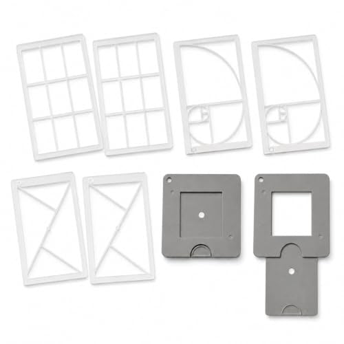 Golden Ratio Viewer Art Painting Viewfinder, 8PCS