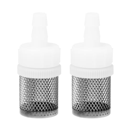 ECSiNG stainless steel mesh intake filter with hose barb 8 mm 2x water pump suction filter 8mm