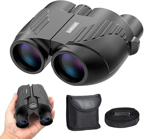 20x25 High Powered Binoculars for Adults,Black Black