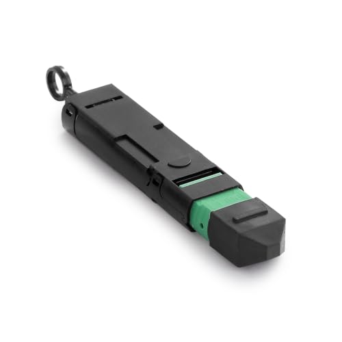 SpeedyFiber 1-Pack 12-Fiber MTP Male Single-Mode Loopback Module, Green APC, 40G 100G QSFP+ Testing 1 Pack