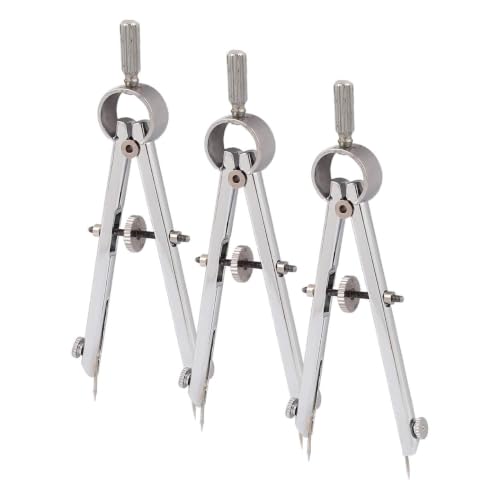 uxcell 4.3-inch spring dividers calipers, clock-maker jewellery scribing tools, pack of 3