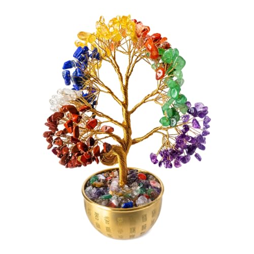 Crystal Tree 7-8 Inch for 7 Chakra Feng Shui Healing Decor
