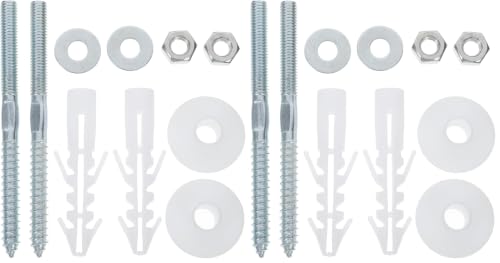 TOPPERFUN heavy-duty basin mounting kit with wall-mount sink screws, bolts and washers set