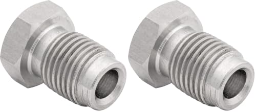 4LIFETIMELINES Stainless Steel Brake Line Tube Nut, 3/16 (M10x1.0 Bubble), Bag of 10 (Pack of 2) 3/16 M10x1.0 Bubble (Pack of 2)
