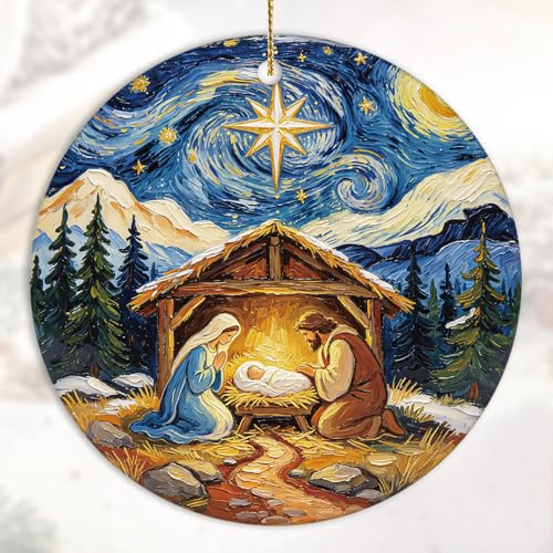 Nativity Christmas Ornament 2026 Holy Family