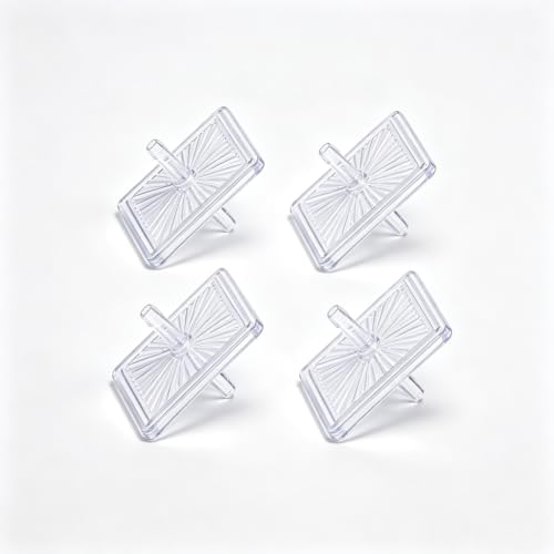 Four-pack square transparent RHDUFOGBQFI replacement lab filter parts