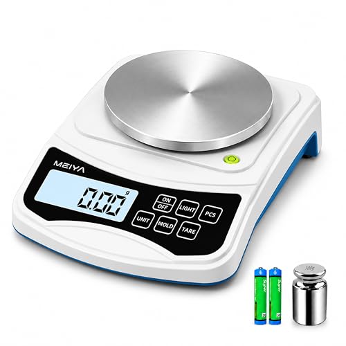 MEIYA Digital Lab Scale, 1000g by 0.01g Balance Scale & Laboratory Scale 1000
