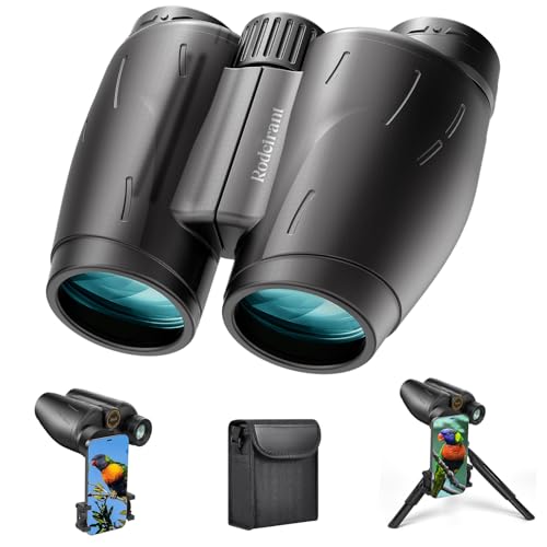 25x30 High-Precision Large Eyepiece Premium Binoculars for Adults Black