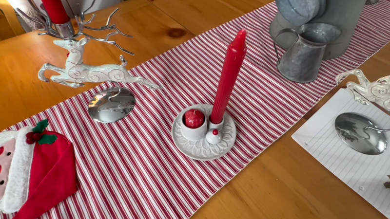 4 in 1 Incense Holder, Incense Burner, Palo Santo Holder, Ceramic Ash Catcher Tray for Meditation Room, Candle Holder for Burning Sage (Speckled Red) Speckled Red
