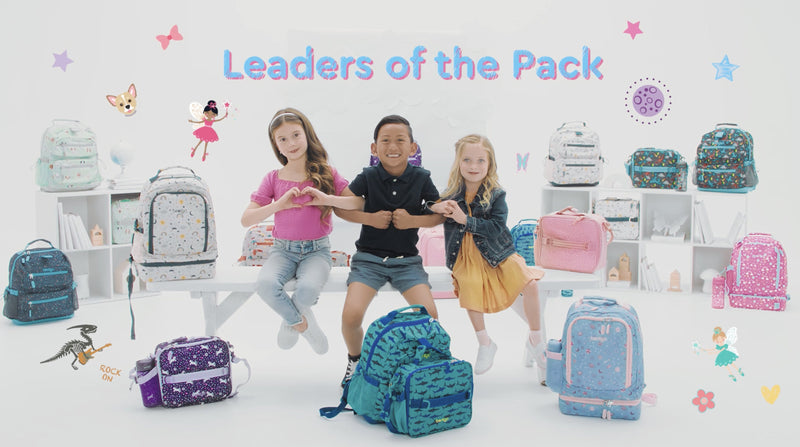 Bentgo Kids 2-in-1 Backpack & Insulated Lunch Bag with Padded Straps Unicorn Kids Large