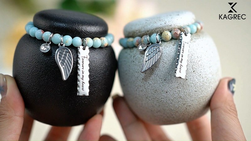 Ceramic Small Urn for Human Ashes Keepsake for Women Men Handmade Cremation Mini Urn for Ashes for Memorial-Black Black
