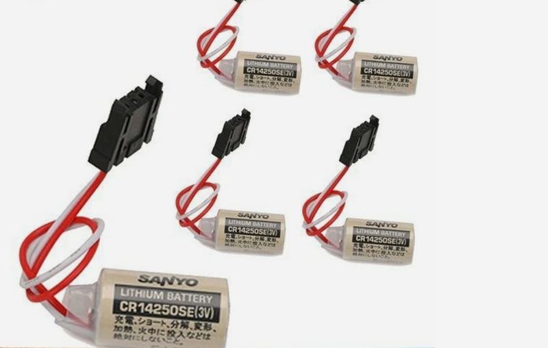 5-Pack 3V CR14250SE Replacement PLC Battery for FDK, AB Allen Bradley 1747-BA,1769-BA, 1756-BA1,TL-2150/C, 1746-BAS, SLC-500 Series Backup Power Supply