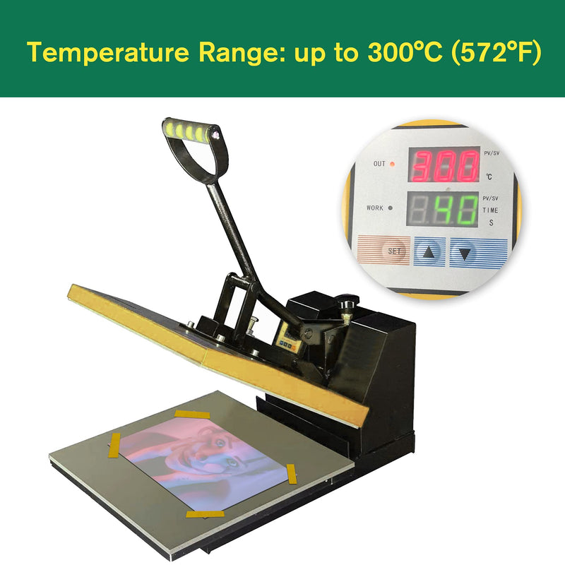 [Australia - AusPower] - A-SUB 2 Rolls Heat Resistant Tape 20mm, No Residue, Heat Transfer Tape for Sublimation, High Temperature Tape for Heat Press, Sublimation Tape, 52ft 