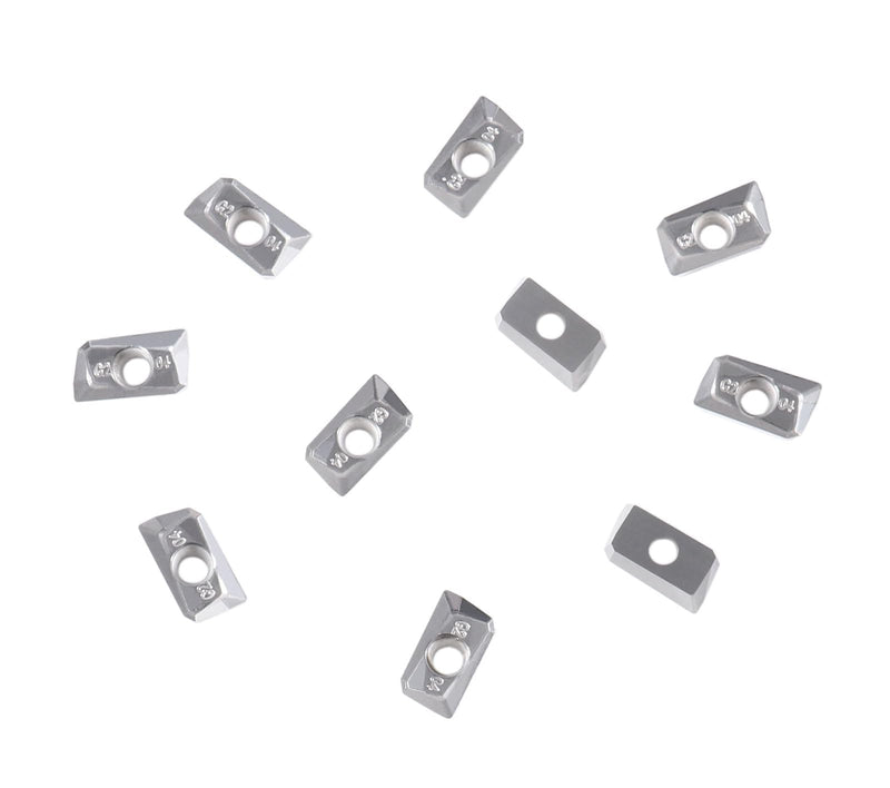 [Australia - AusPower] - Accusize Industrial Tools Apkt11t308-Lh Carbide Inserts for Machining Aluminum, 10 Pcs, 0058-1130x10 