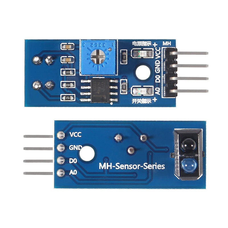 [Australia - AusPower] - 10pcs TCRT5000 Infrared Reflective Sensor IR Photoelectric Switch Barrier Line Obstacle Avoidance Module Tracing Sensor Tracing Module for Arduino Smart Car Robot 