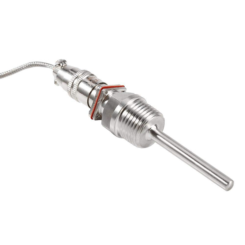 [Australia - AusPower] - RTD PT100 Temperature Sensor Probe 1/2" NPT Threads with 6.5 ft Cable,-58°F-572oF,Waterproof and Oil-Proof,Anti-Corrosion 