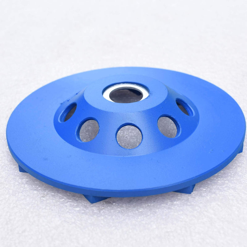[Australia - AusPower] - 4.5 in. x 7/8-5/8 in. Non Threaded 9 Segments Diamond Turbo Cup Wheel for Stone and Concrete (7/8"-5/8" Non-Threaded) 4.5 Inch 7/8"-5/8" Non Threaded 