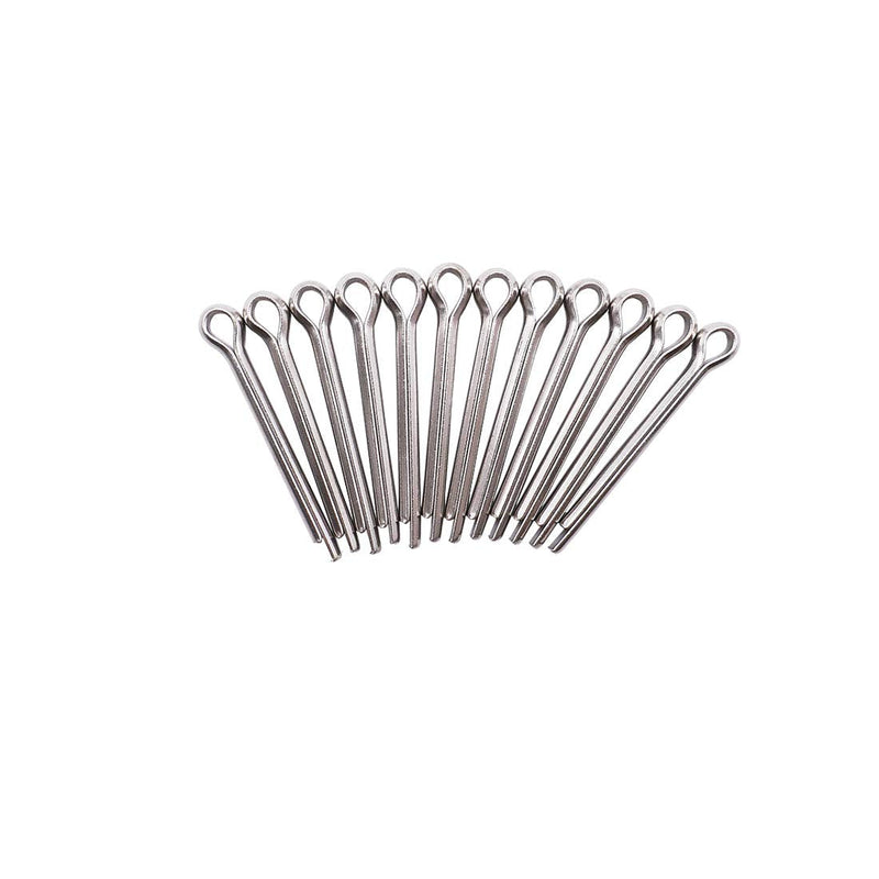 [Australia - AusPower] - 12Pcs Marine Propeller Cotter Pins 18-3735 18-3735-9 Replacement for Suzuki 09204-03001 Yamaha 91401-40025-00 Johnson/Evinrude 5030087 