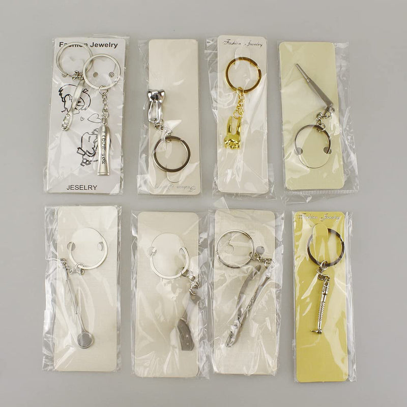 [Australia - AusPower] - airgoesin 4pcs Assorted Keychain Dentist Dental Lab Promo Great Gift Assorted 8pcs Kit Keyring 