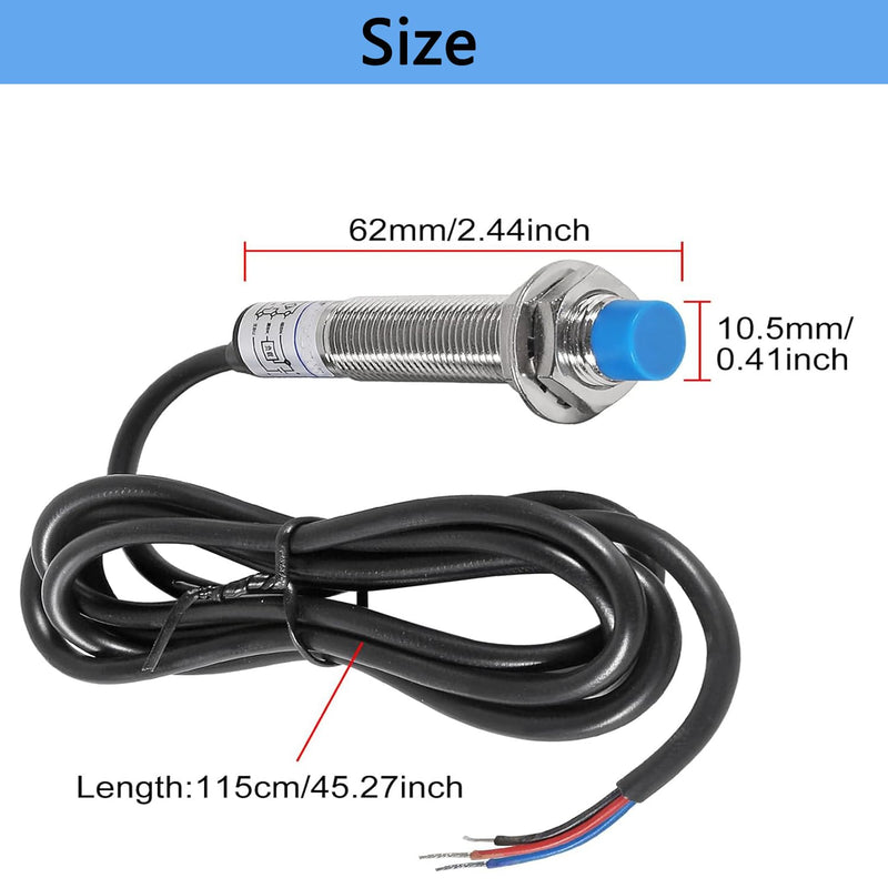 [Australia - AusPower] - 2pcs Inductive Proximity Switch LJ12A3-4-Z/BX NPN NO Normally Closed LJ12A3-4-Z/BX Approach Sensor DC 6-36V 4mm Detecting Distance(NPN NO) 2pcs 