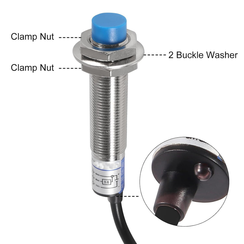 [Australia - AusPower] - 2pcs Inductive Proximity Switch LJ12A3-4-Z/BX NPN NO Normally Closed LJ12A3-4-Z/BX Approach Sensor DC 6-36V 4mm Detecting Distance(NPN NO) 2pcs 