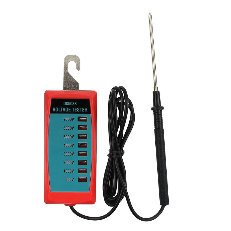 [Australia - AusPower] - ALLOSUN Electric Fence Tester Fault Finder Digital Electric Fence Voltage Tester (EM555+GK503B) 