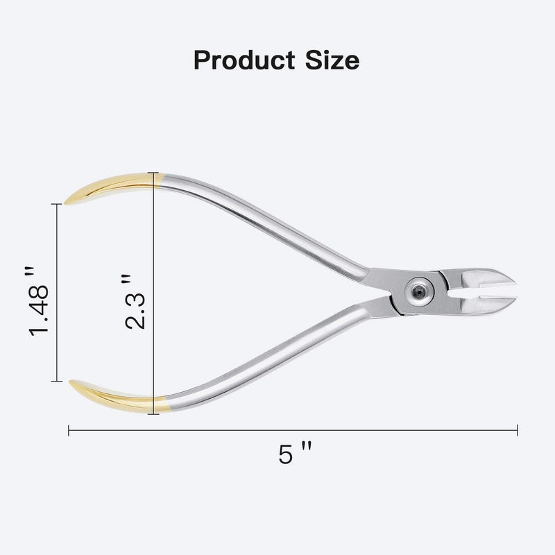 [Australia - AusPower] - Dental Ligature Cutter Plier, Orthodontic Light Wire Cutting Pliers Instruments with Tip, Wire Cutter Dental Instrument Tool for Dentists 